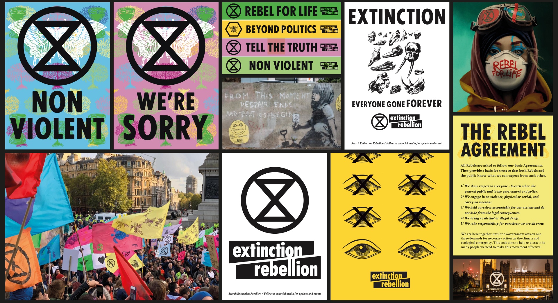Extinction Rebellion Collage