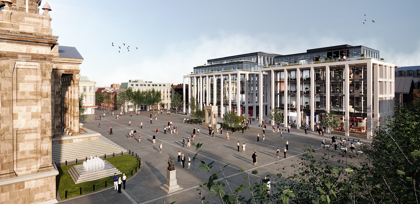 Bolton Crompton Square New Development CGI