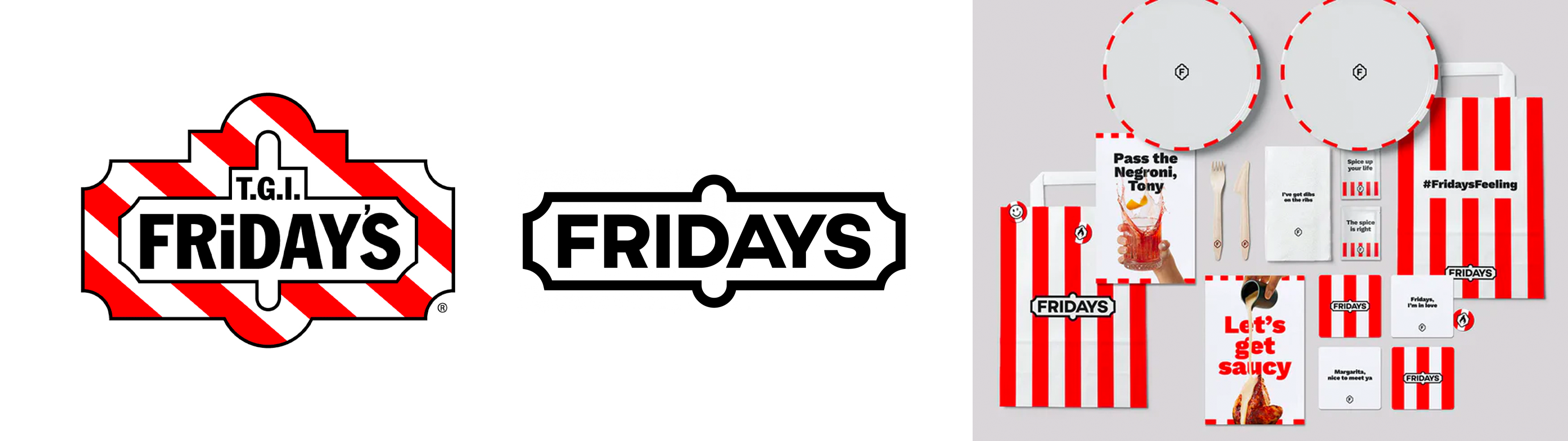 TGI Fridays new brand style and logo development branding
