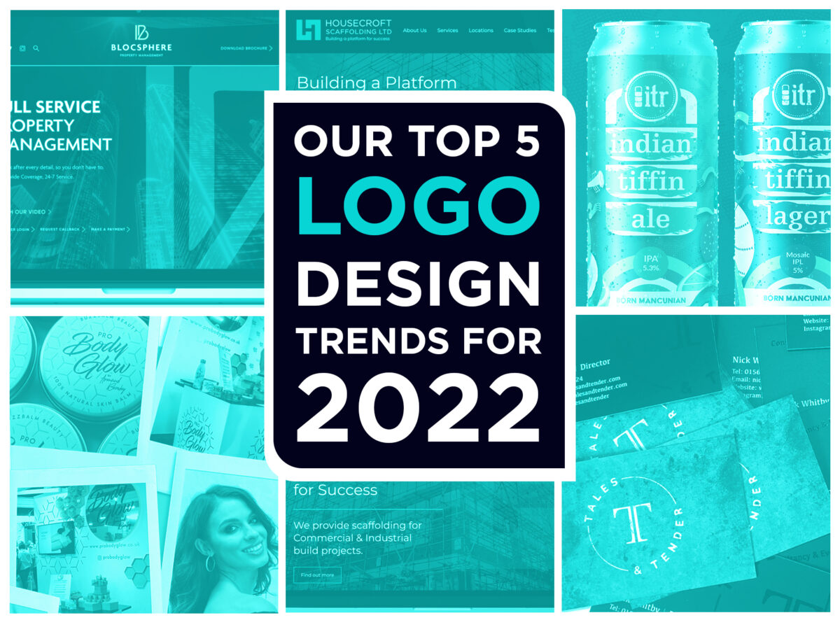 logo design trends for 2022 the agency creative design studio bowdon cheshire manchester altrincham wa14 branding