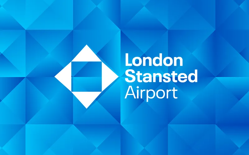 London Stansted STN logo new branding 2025 the agency creative design graphic case study